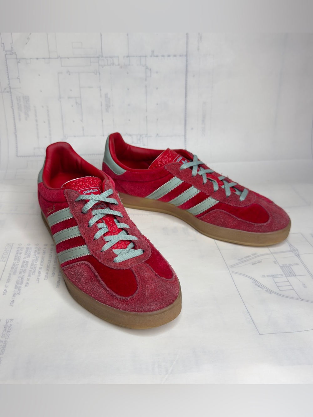 adidas Gazelle Indoor Velvet Pack - Better Scarlet